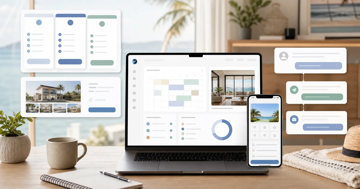 TouchStay comparison with Host Pilot guest guide, direct booking website, and GuestGPT