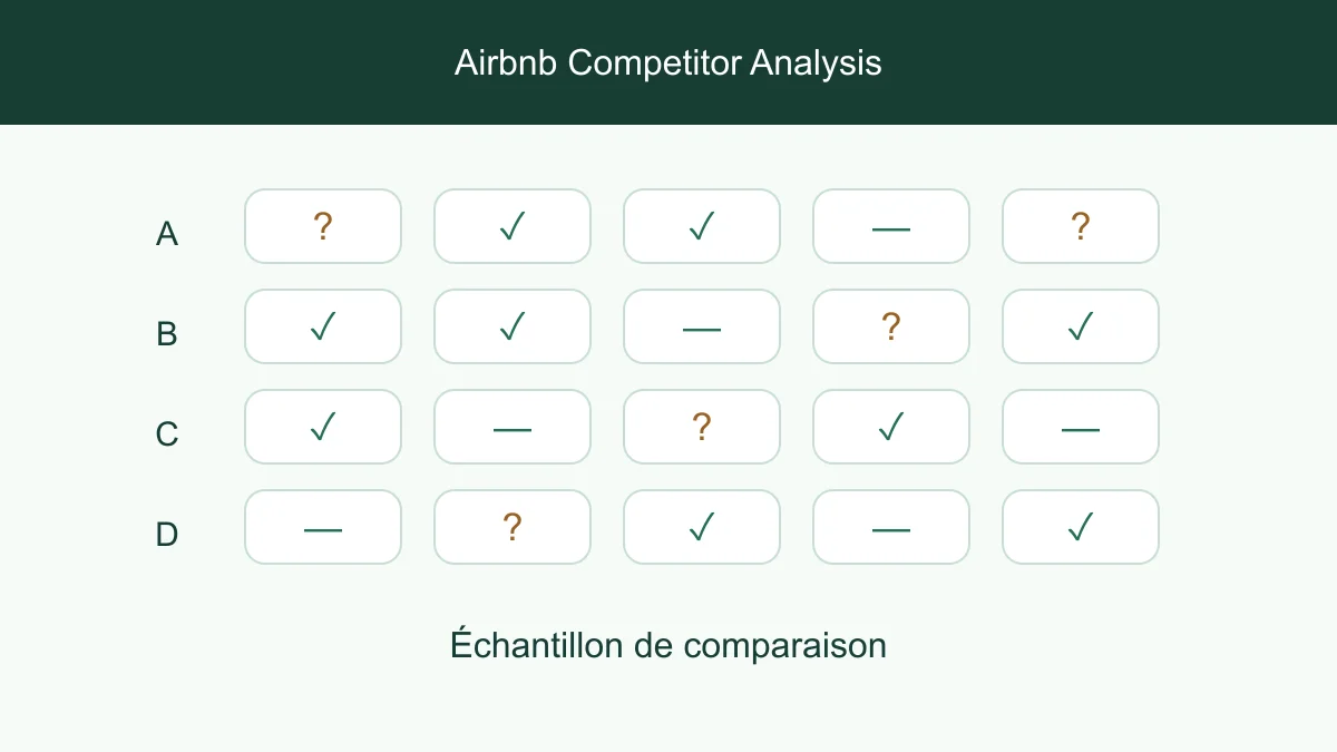 Quatre annonces comparées sur les équipements confirmés et non confirmés