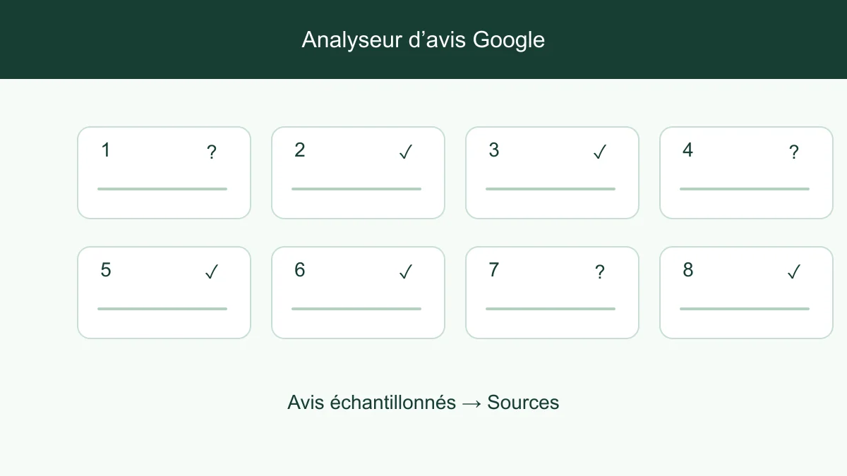 Thèmes d’avis reliés à une liste d’améliorations opérationnelles