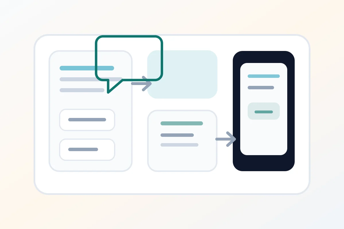 Parcours reliant annonce, guide voyageur et messages depuis une source unique