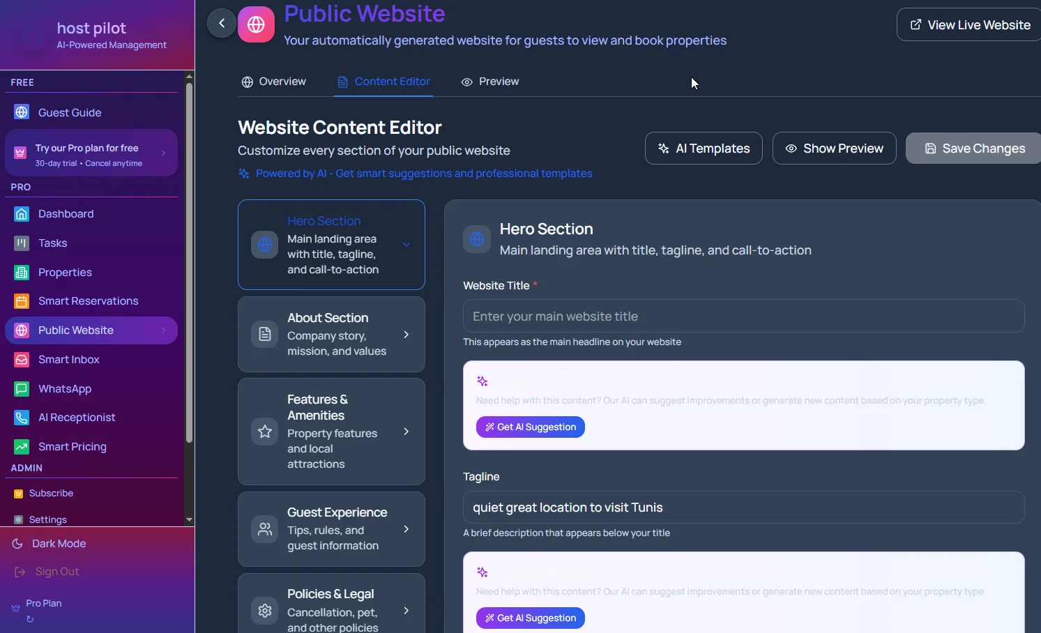 Site de réservation directe optimisé SEO pour locations saisonnières