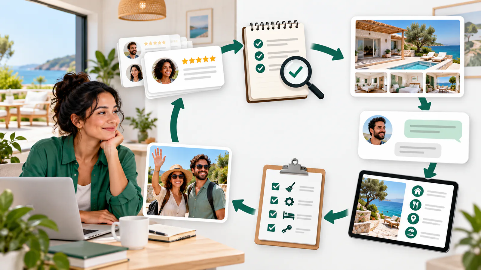 Vacation rental review feedback moving into listing, communication, guest guide and operating improvements