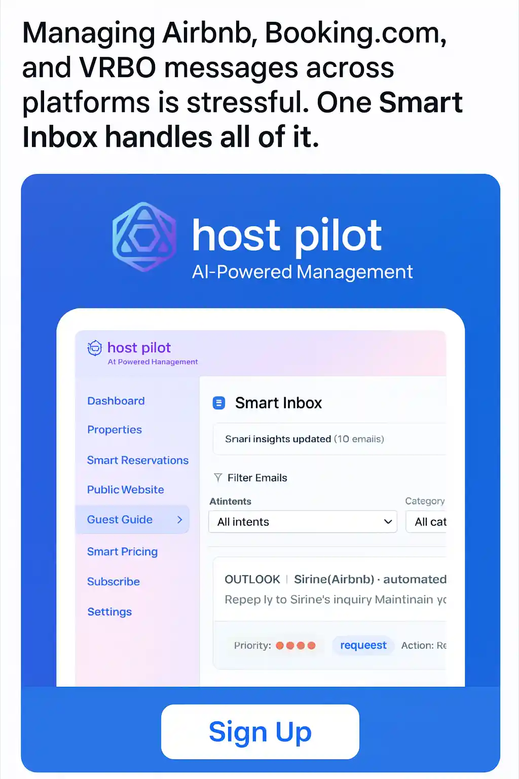 Messaging tool for Airbnb hosts