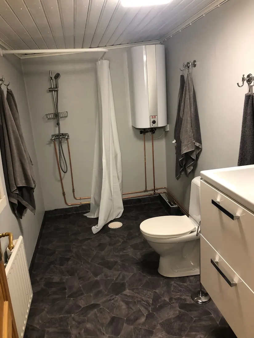 Salle de bains de Stuga på Mattön à Gysinge