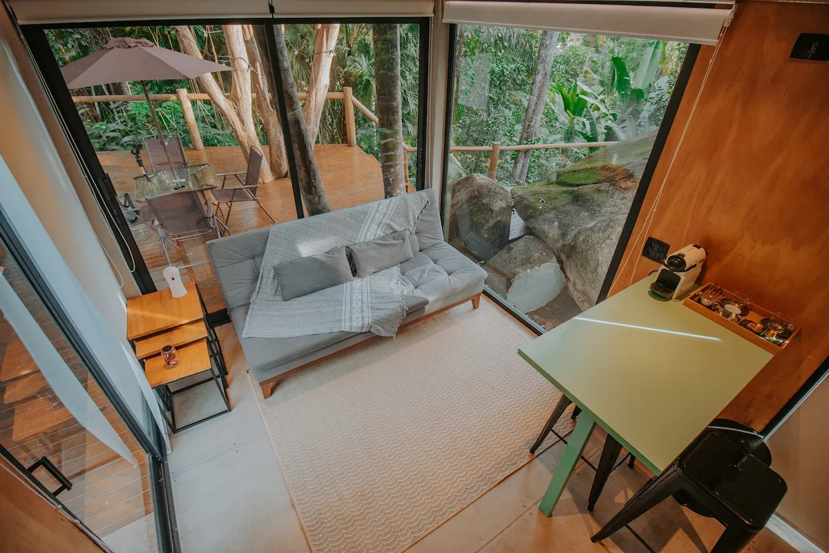 Nature-view room at Casa Natu Ilhabela Studio Feiticeira with Jacuzzi in Ilhabela