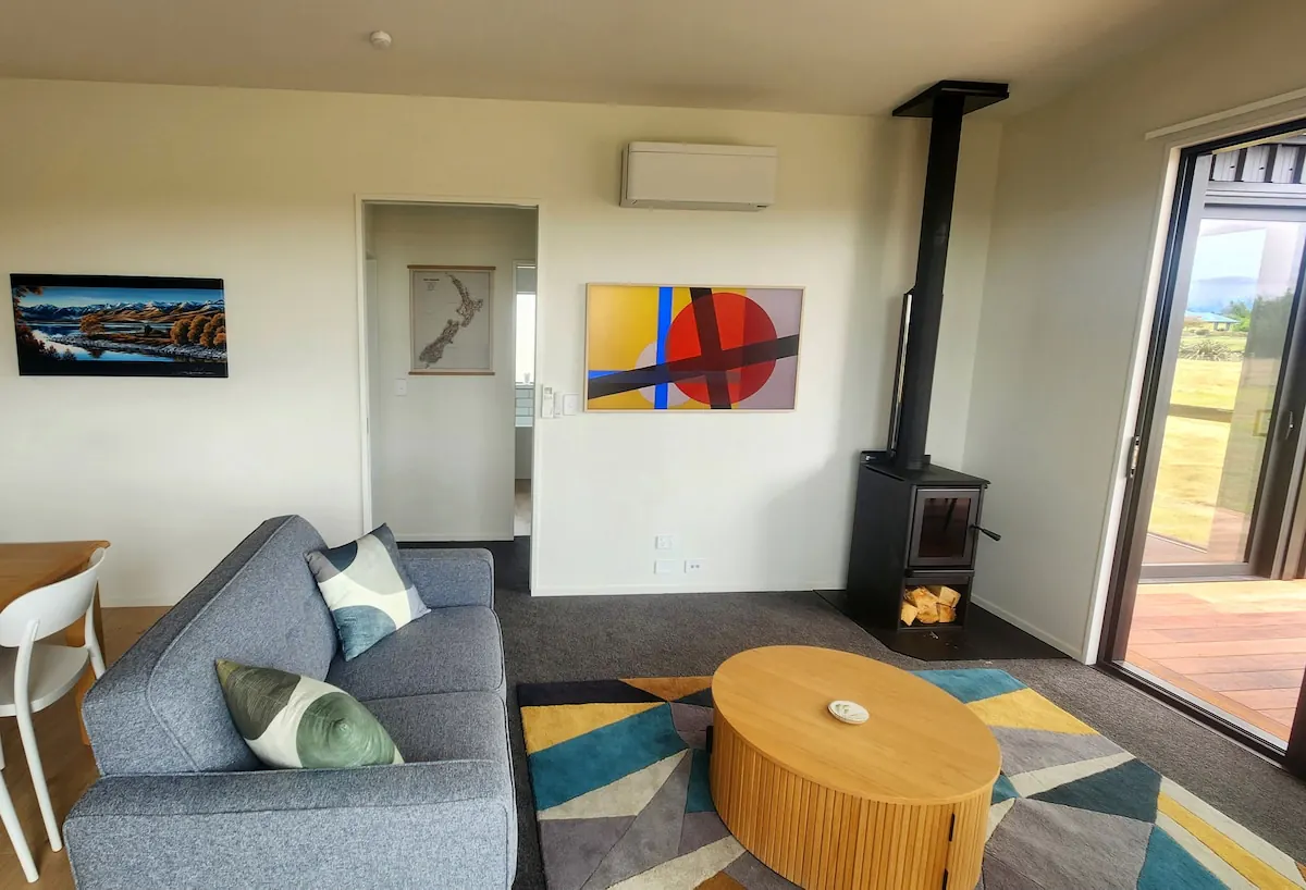 Bright interior at Nest on Temple in Twizel